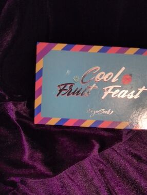 Morphe Cool Fruit Feast Eyeshadow Palette - Blue, Purple, Pink, Yellow, Orange